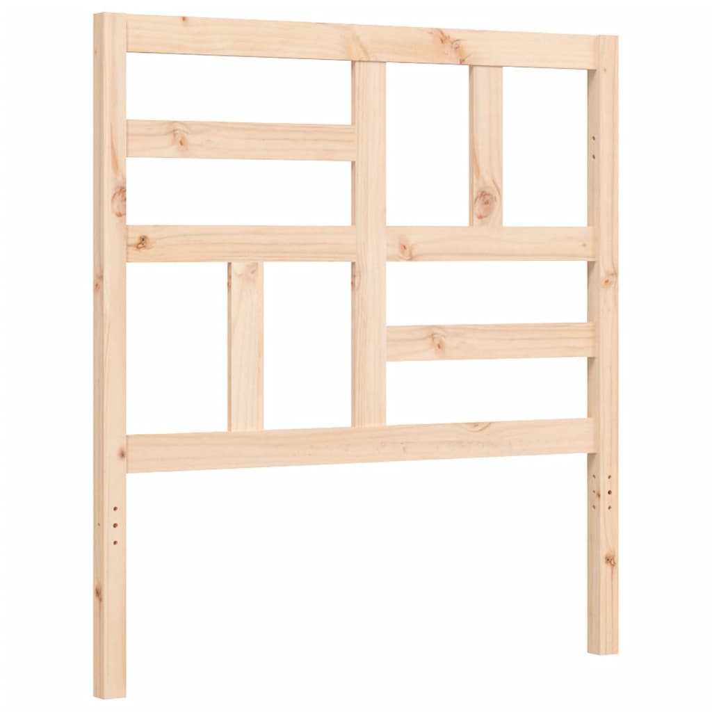 Bedframe met hoofdbord massief hout Bedden & bedframes | Creëer jouw Trendy Thuis | Gratis bezorgd & Retour | Trendy.nl