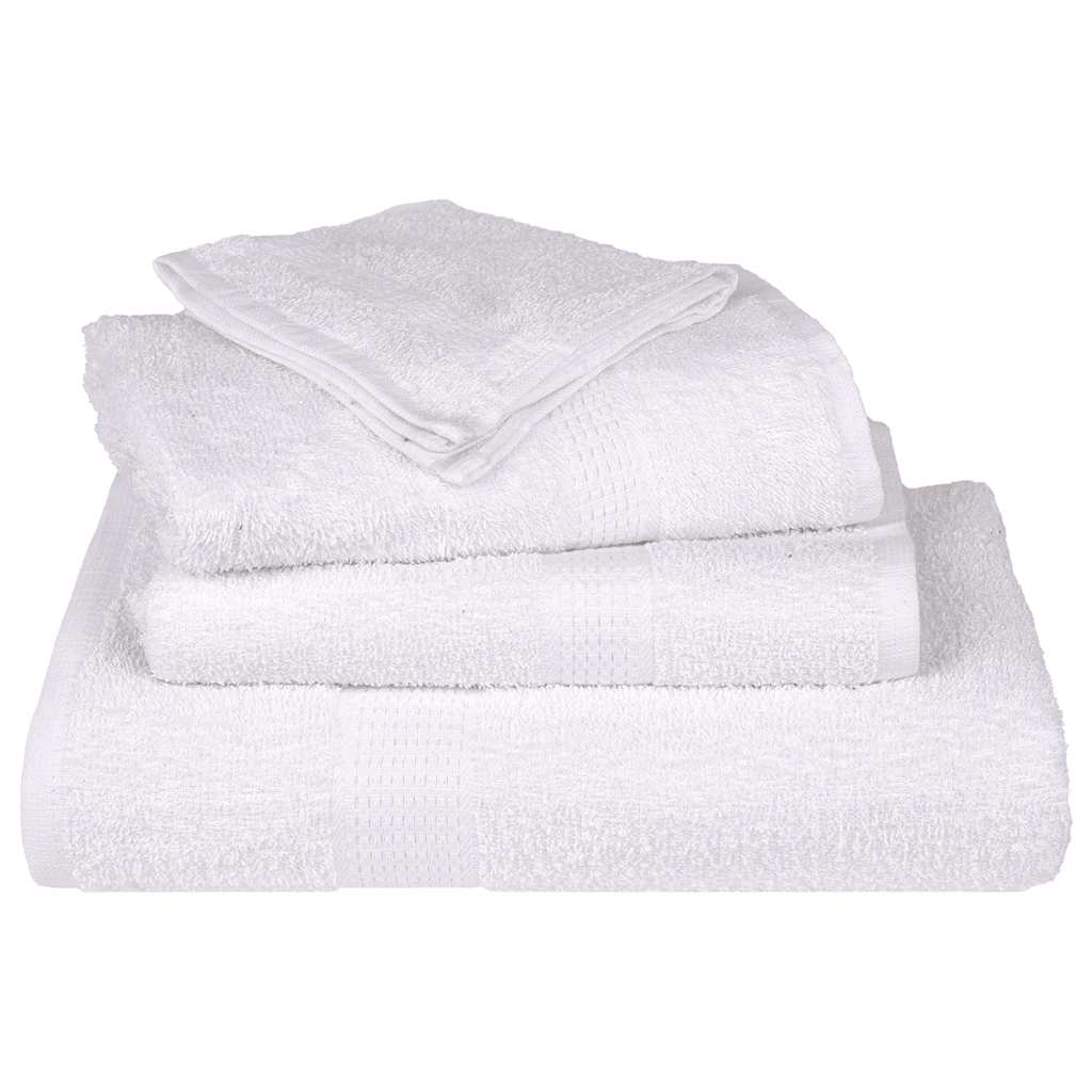 Washandjes 2 st 15x21 cm 360 g/m² 100% katoen wit