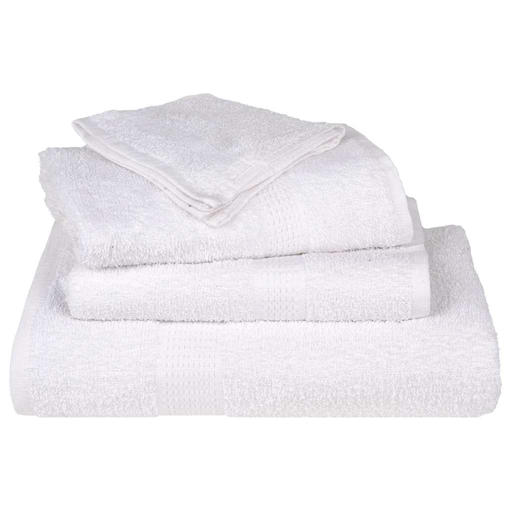 Washandjes 4 st 15x21 cm 360 g/m² 100% katoen wit