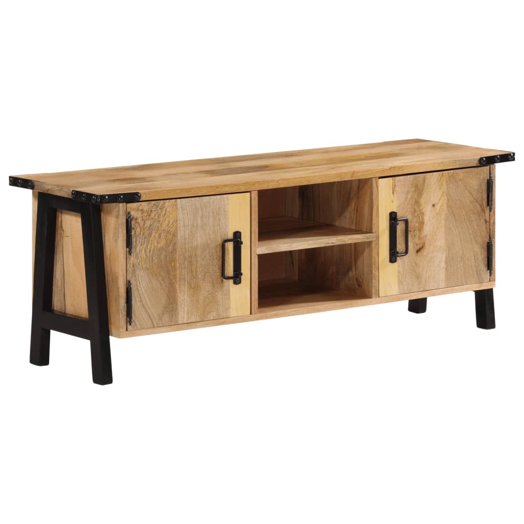 Tv-meubel 110x35x40 cm massief mangohout Cd- & dvd-kasten | Creëer jouw Trendy Thuis | Gratis bezorgd & Retour | Trendy.nl