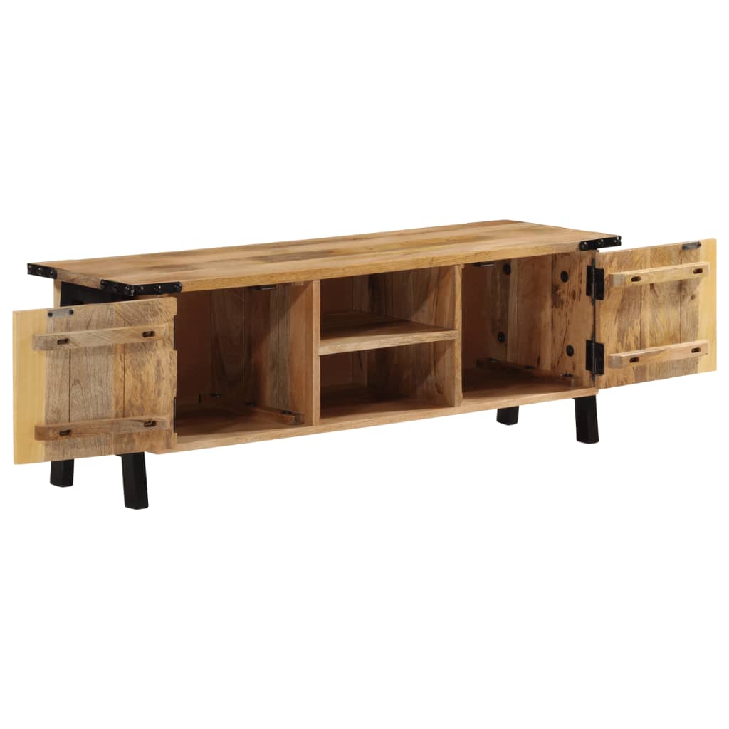 Tv-meubel 110x35x40 cm massief mangohout Cd- & dvd-kasten | Creëer jouw Trendy Thuis | Gratis bezorgd & Retour | Trendy.nl