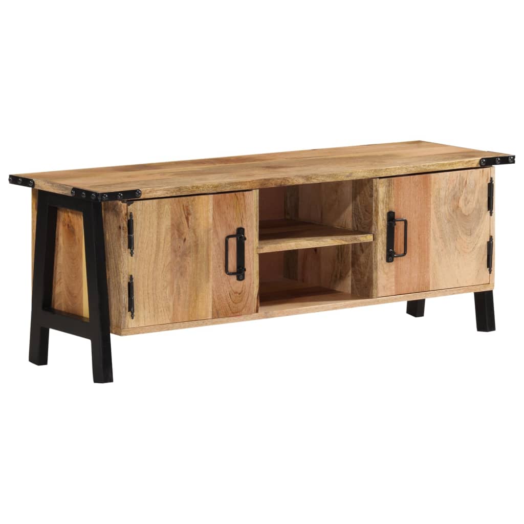 Tv-meubel 110x35x40 cm massief mangohout Cd- & dvd-kasten | Creëer jouw Trendy Thuis | Gratis bezorgd & Retour | Trendy.nl