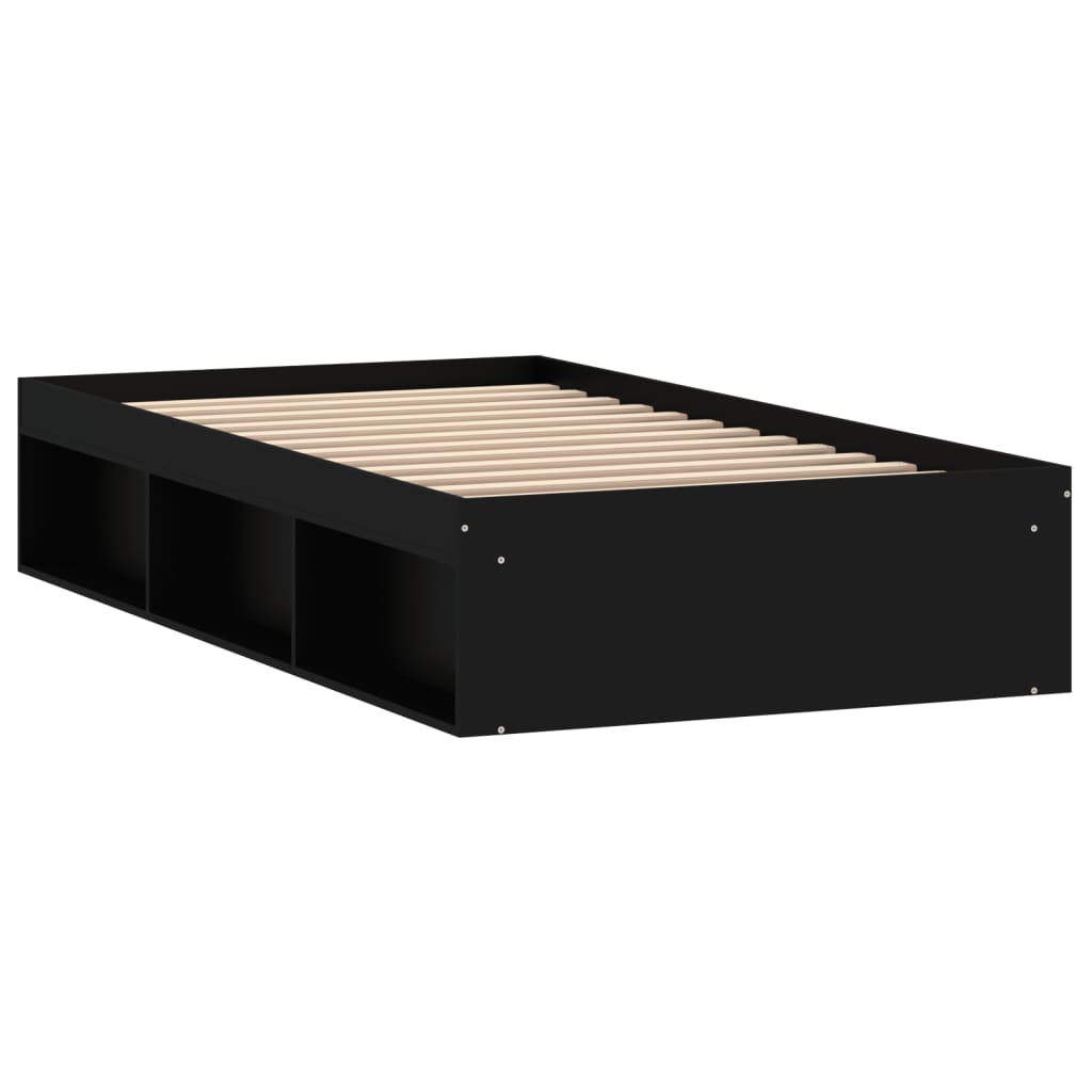 Bedframe zwart 90x190 cm Bedden & bedframes | Creëer jouw Trendy Thuis | Gratis bezorgd & Retour | Trendy.nl