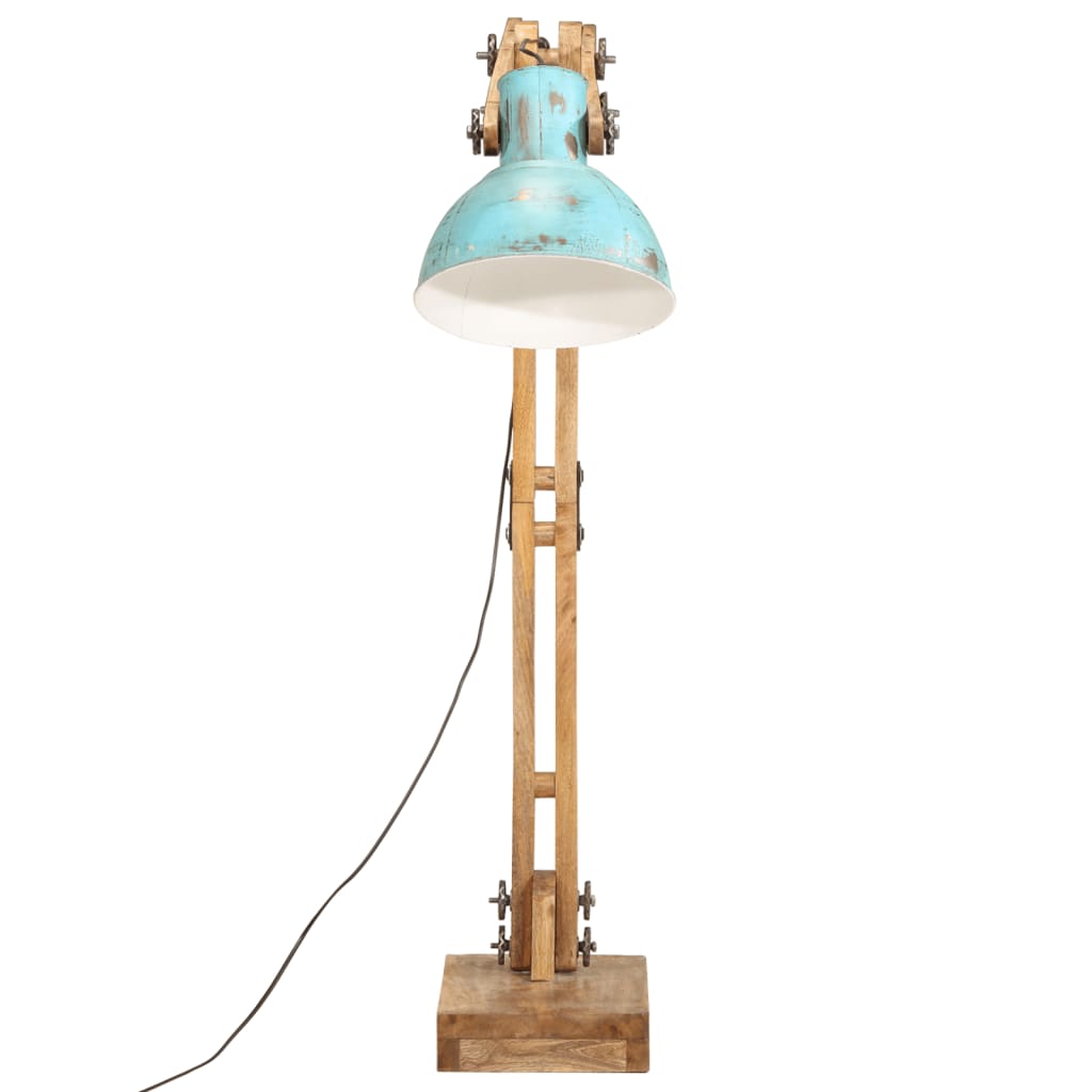 Vloerlamp 25 W E27 33x25x130-150 cm verweerd blauw Lampen | Creëer jouw Trendy Thuis | Gratis bezorgd & Retour | Trendy.nl