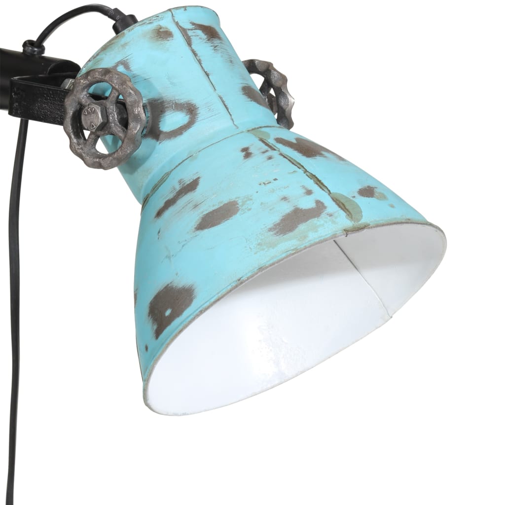 Vloerlamp 25 W E27 25x25x90/160 cm verweerd blauw Lampen | Creëer jouw Trendy Thuis | Gratis bezorgd & Retour | Trendy.nl
