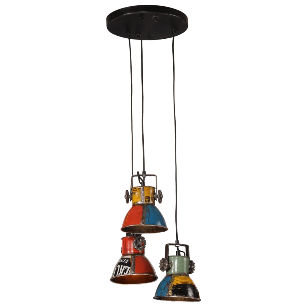 Hanglamp 25 W E27 30x30x100 cm meerkleurig Lampen | Creëer jouw Trendy Thuis | Gratis bezorgd & Retour | Trendy.nl