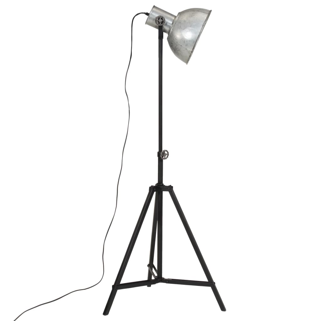 Vloerlamp 25 W E27 61x61x90/150 cm vintage zilverkleurig Lampen | Creëer jouw Trendy Thuis | Gratis bezorgd & Retour | Trendy.nl