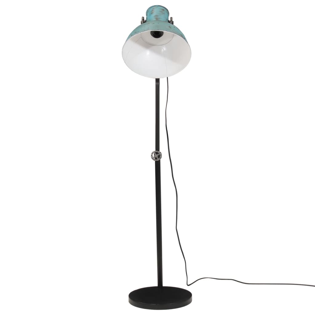 Vloerlamp 25 W E27 30x30x90/150 cm verweerd blauw Lampen | Creëer jouw Trendy Thuis | Gratis bezorgd & Retour | Trendy.nl