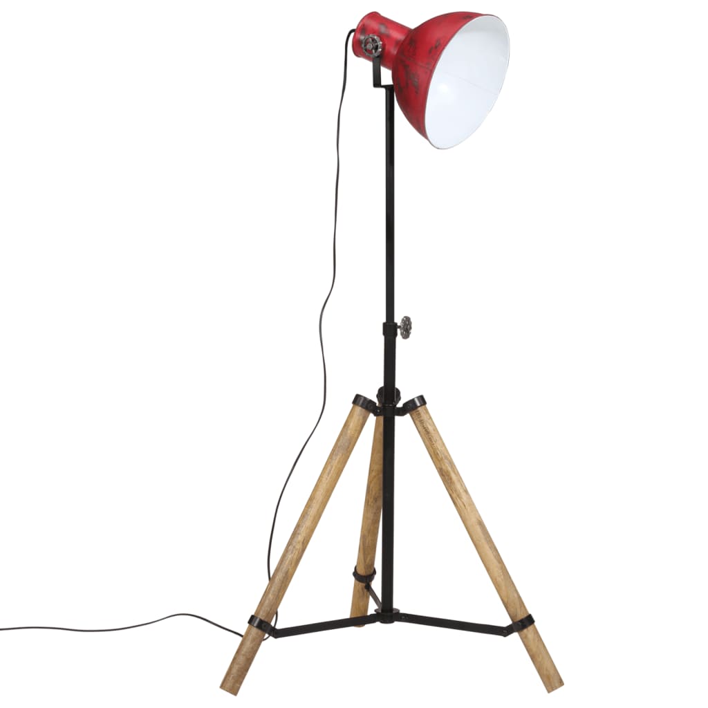 Vloerlamp 25 W E27 75x75x90-150 cm verweerd rood Lampen | Creëer jouw Trendy Thuis | Gratis bezorgd & Retour | Trendy.nl