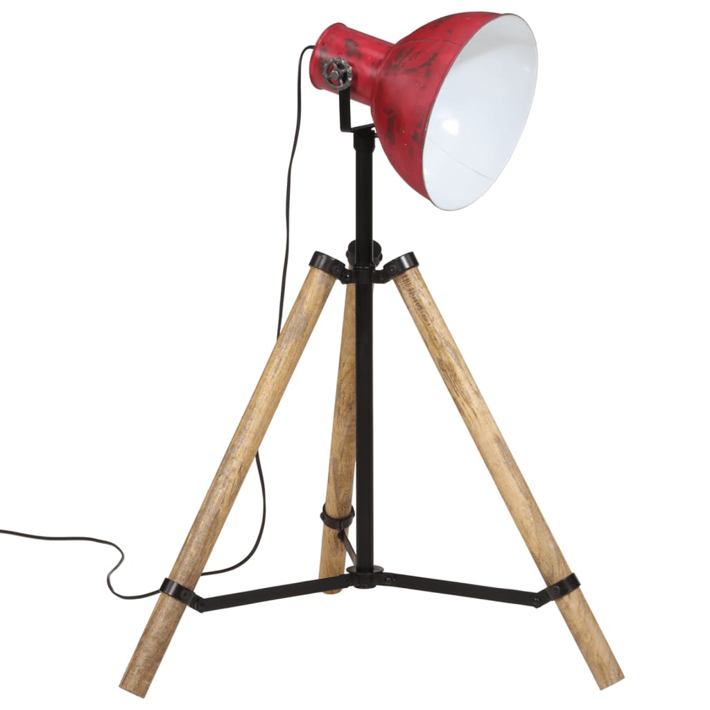 Vloerlamp 25 W E27 75x75x90-150 cm verweerd rood Lampen | Creëer jouw Trendy Thuis | Gratis bezorgd & Retour | Trendy.nl