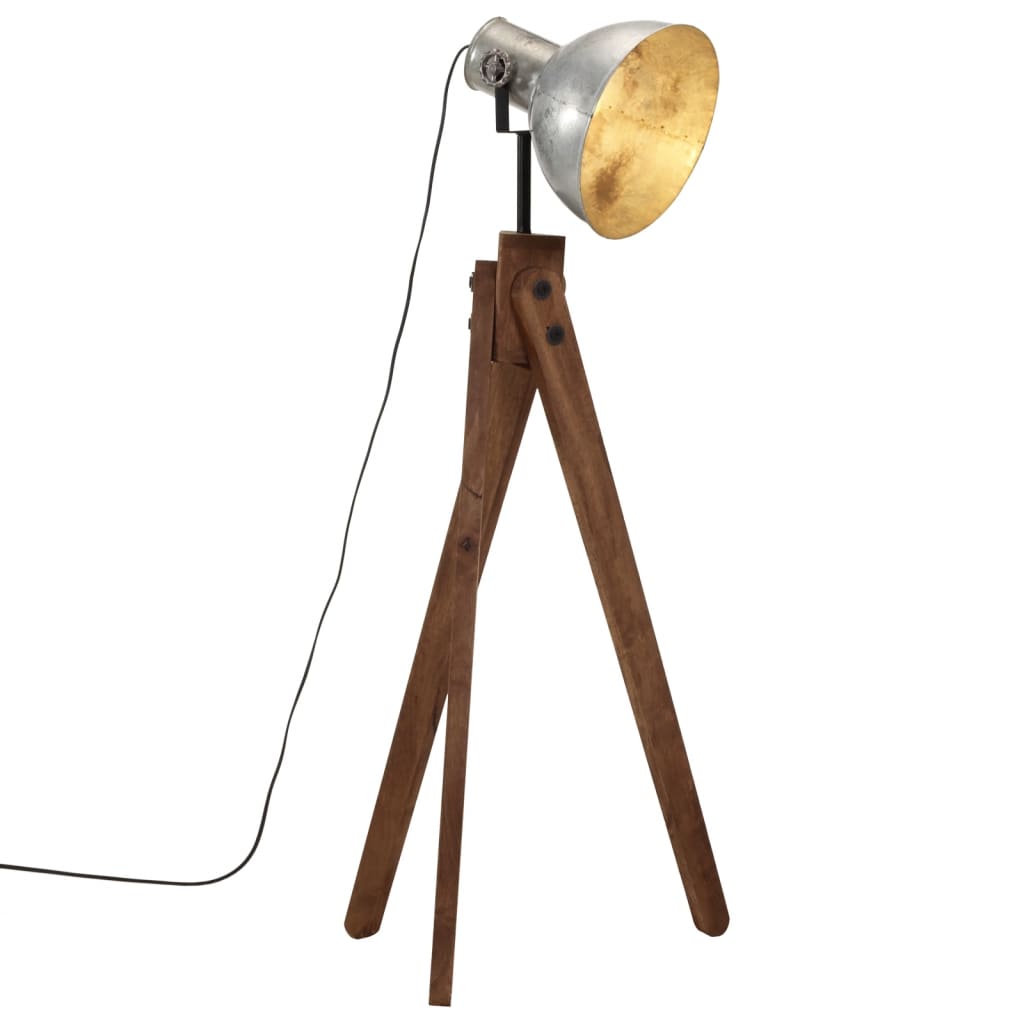 Vloerlamp 25 W E27 45x45x120 cm vintage zilverkleurig Lampen | Creëer jouw Trendy Thuis | Gratis bezorgd & Retour | Trendy.nl