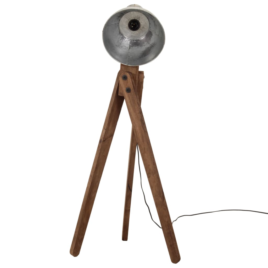 Vloerlamp 25 W E27 45x45x120 cm vintage zilverkleurig Lampen | Creëer jouw Trendy Thuis | Gratis bezorgd & Retour | Trendy.nl