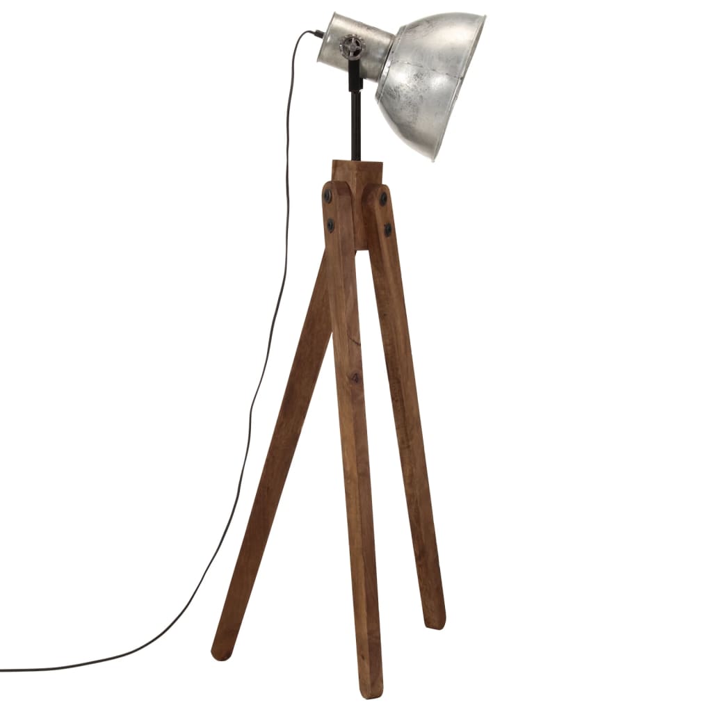 Vloerlamp 25 W E27 45x45x120 cm vintage zilverkleurig Lampen | Creëer jouw Trendy Thuis | Gratis bezorgd & Retour | Trendy.nl