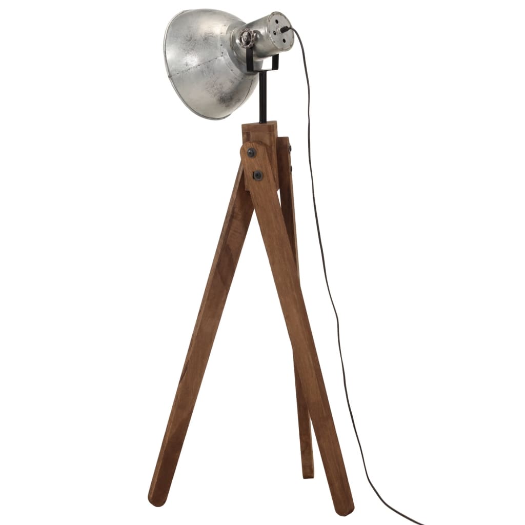 Vloerlamp 25 W E27 45x45x120 cm vintage zilverkleurig Lampen | Creëer jouw Trendy Thuis | Gratis bezorgd & Retour | Trendy.nl