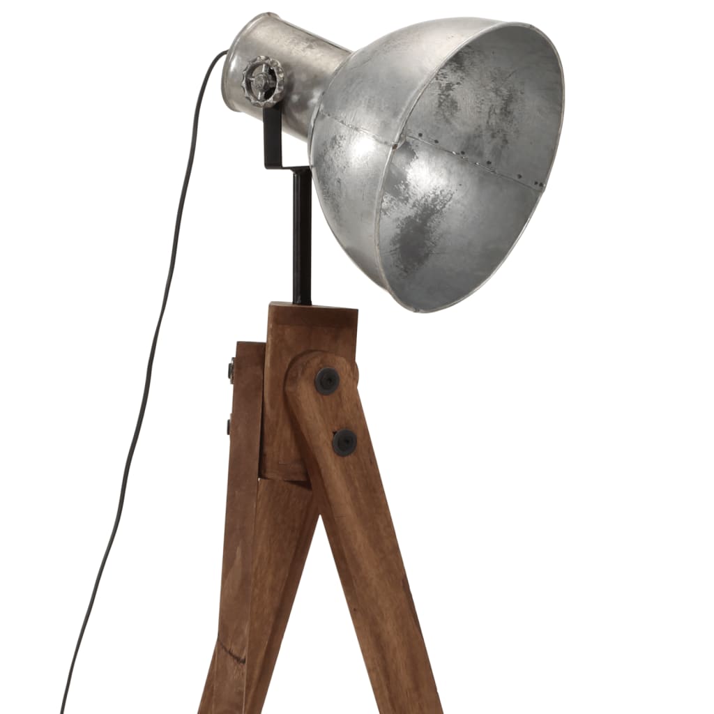 Vloerlamp 25 W E27 45x45x120 cm vintage zilverkleurig Lampen | Creëer jouw Trendy Thuis | Gratis bezorgd & Retour | Trendy.nl