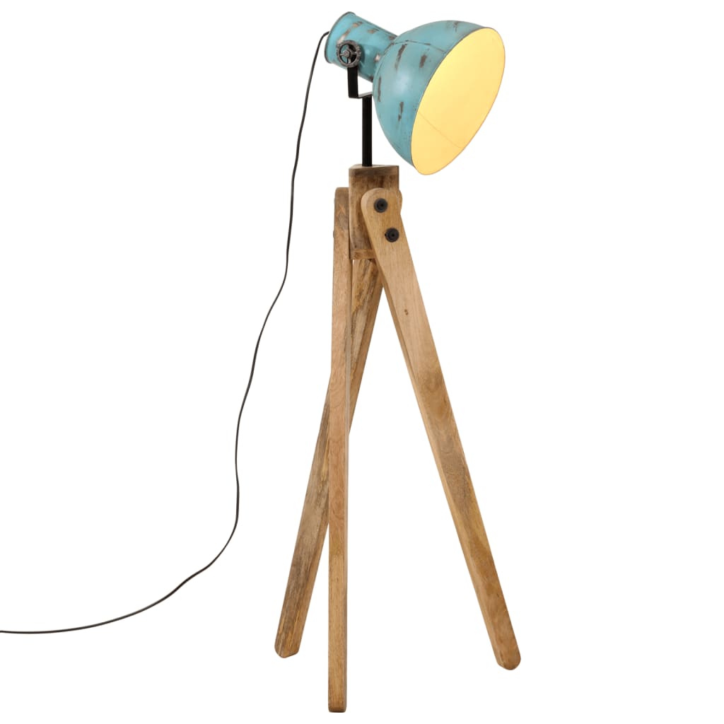 Vloerlamp 25 W E27 45x45x120 cm verweerd blauw Lampen | Creëer jouw Trendy Thuis | Gratis bezorgd & Retour | Trendy.nl