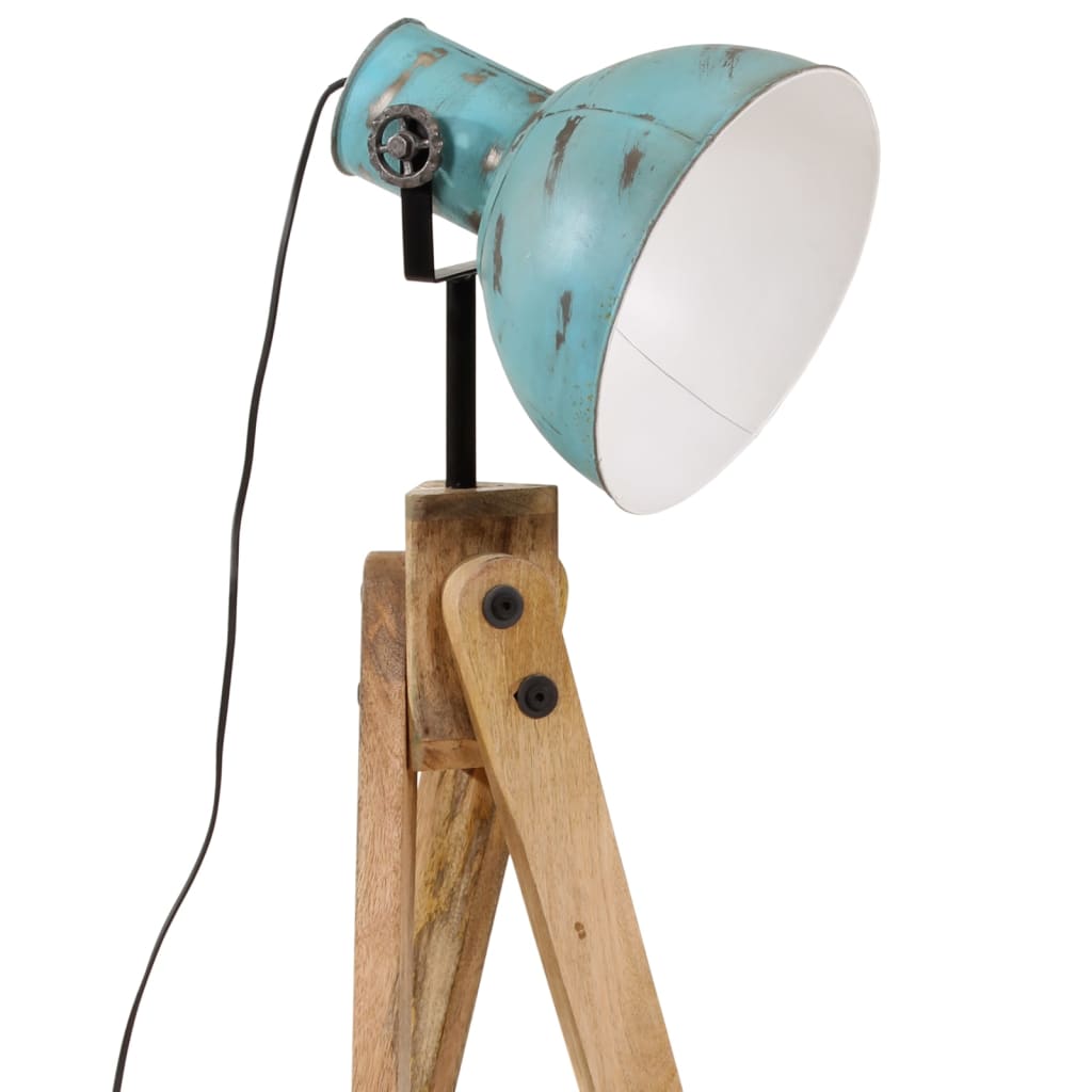 Vloerlamp 25 W E27 45x45x120 cm verweerd blauw Lampen | Creëer jouw Trendy Thuis | Gratis bezorgd & Retour | Trendy.nl