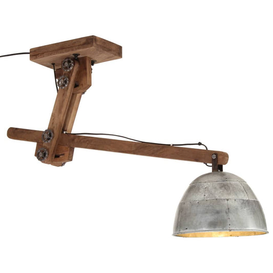 Plafondlamp 25 W E27 105x30x65-108 cm vintage zilverkleurig Lampen | Creëer jouw Trendy Thuis | Gratis bezorgd & Retour | Trendy.nl