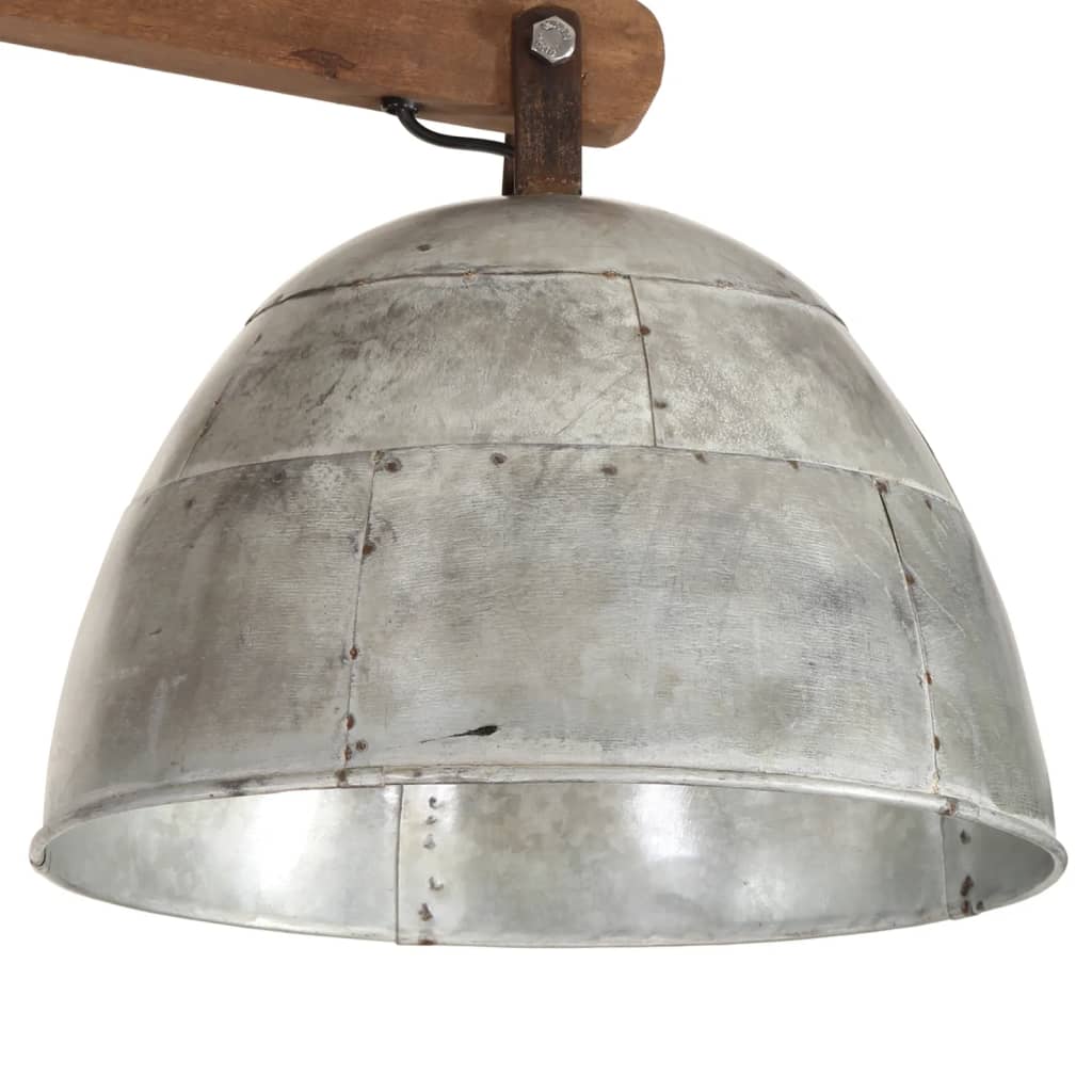 Plafondlamp 25 W E27 105x30x65-108 cm vintage zilverkleurig Lampen | Creëer jouw Trendy Thuis | Gratis bezorgd & Retour | Trendy.nl