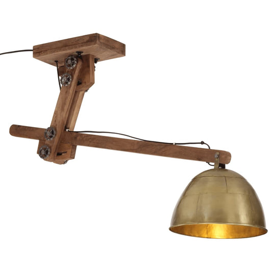 Plafondlamp 25 W E27 105x30x65-108 cm antiek messingkleurig Lampen | Creëer jouw Trendy Thuis | Gratis bezorgd & Retour | Trendy.nl