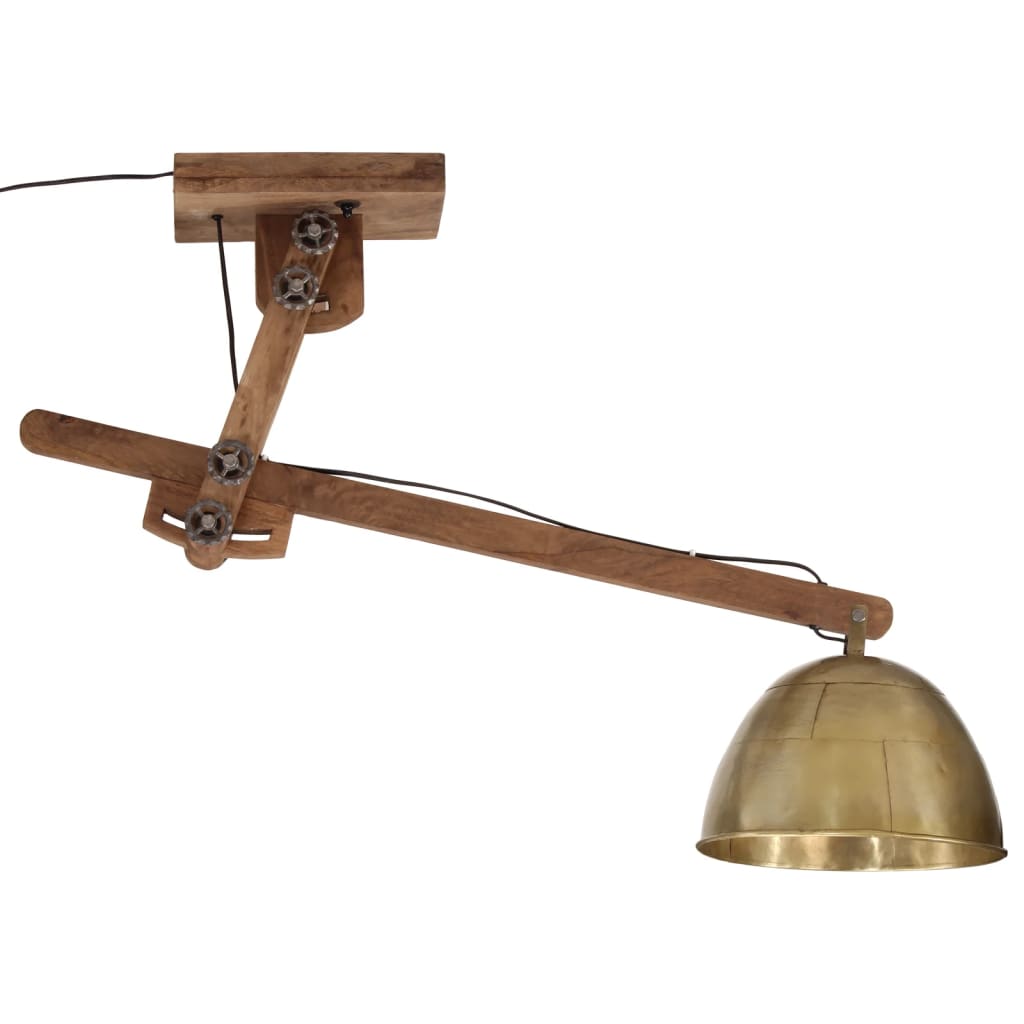 Plafondlamp 25 W E27 105x30x65-108 cm antiek messingkleurig Lampen | Creëer jouw Trendy Thuis | Gratis bezorgd & Retour | Trendy.nl