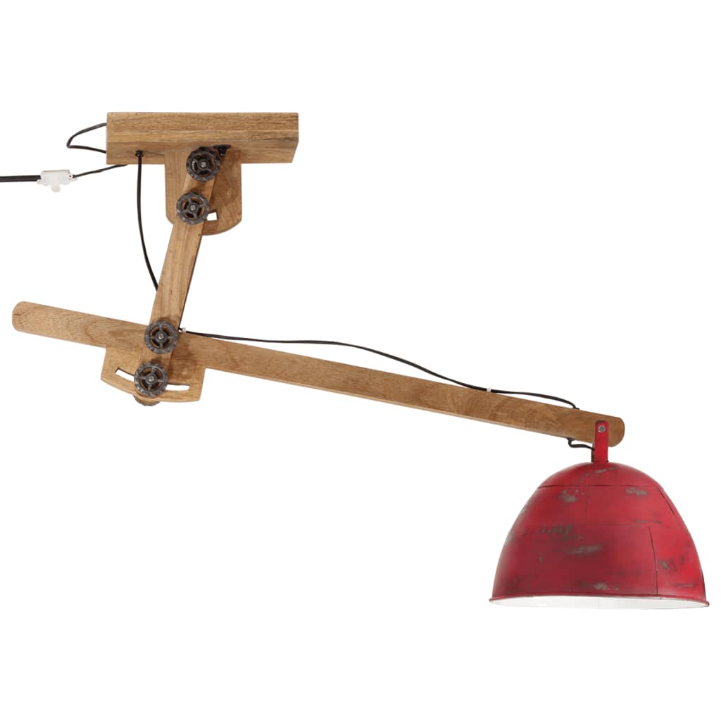 Plafondlamp 25 W E27 105x30x65-108 cm verweerd rood Lampen | Creëer jouw Trendy Thuis | Gratis bezorgd & Retour | Trendy.nl