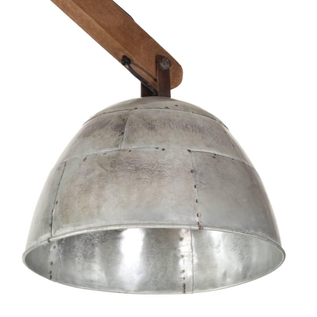 Plafondlamp 25 W E27 29x18x85 cm vintage zilverkleurig Lampen | Creëer jouw Trendy Thuis | Gratis bezorgd & Retour | Trendy.nl