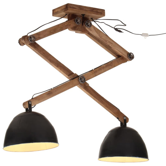 Plafondlamp 25 W E27 29x18x85 cm zwart Lampen | Creëer jouw Trendy Thuis | Gratis bezorgd & Retour | Trendy.nl