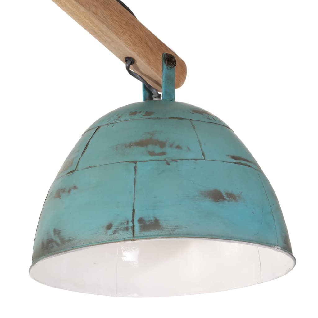 Plafondlamp 25 W E27 29x18x85 cm verweerd blauw Lampen | Creëer jouw Trendy Thuis | Gratis bezorgd & Retour | Trendy.nl