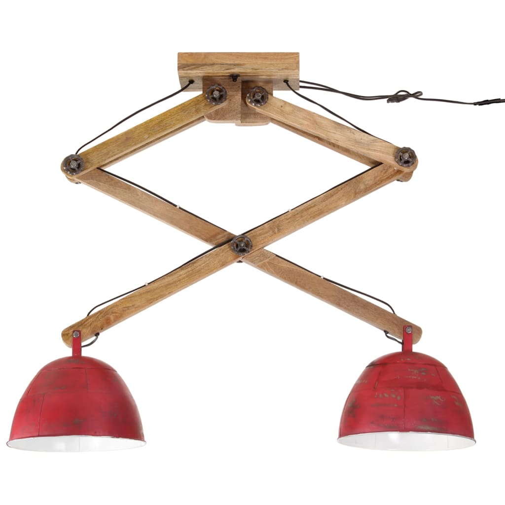Plafondlamp 25 W E27 29x18x85 cm verweerd rood Lampen | Creëer jouw Trendy Thuis | Gratis bezorgd & Retour | Trendy.nl