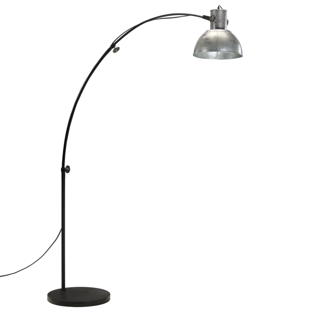 Vloerlamp 25 W E27 150 cm vintage zilverkleurig Lampen | Creëer jouw Trendy Thuis | Gratis bezorgd & Retour | Trendy.nl