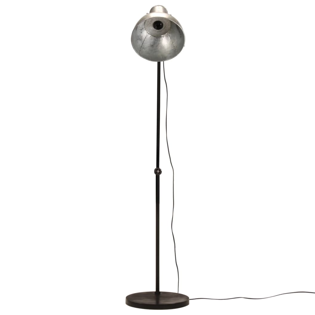 Vloerlamp 25 W E27 150 cm vintage zilverkleurig Lampen | Creëer jouw Trendy Thuis | Gratis bezorgd & Retour | Trendy.nl