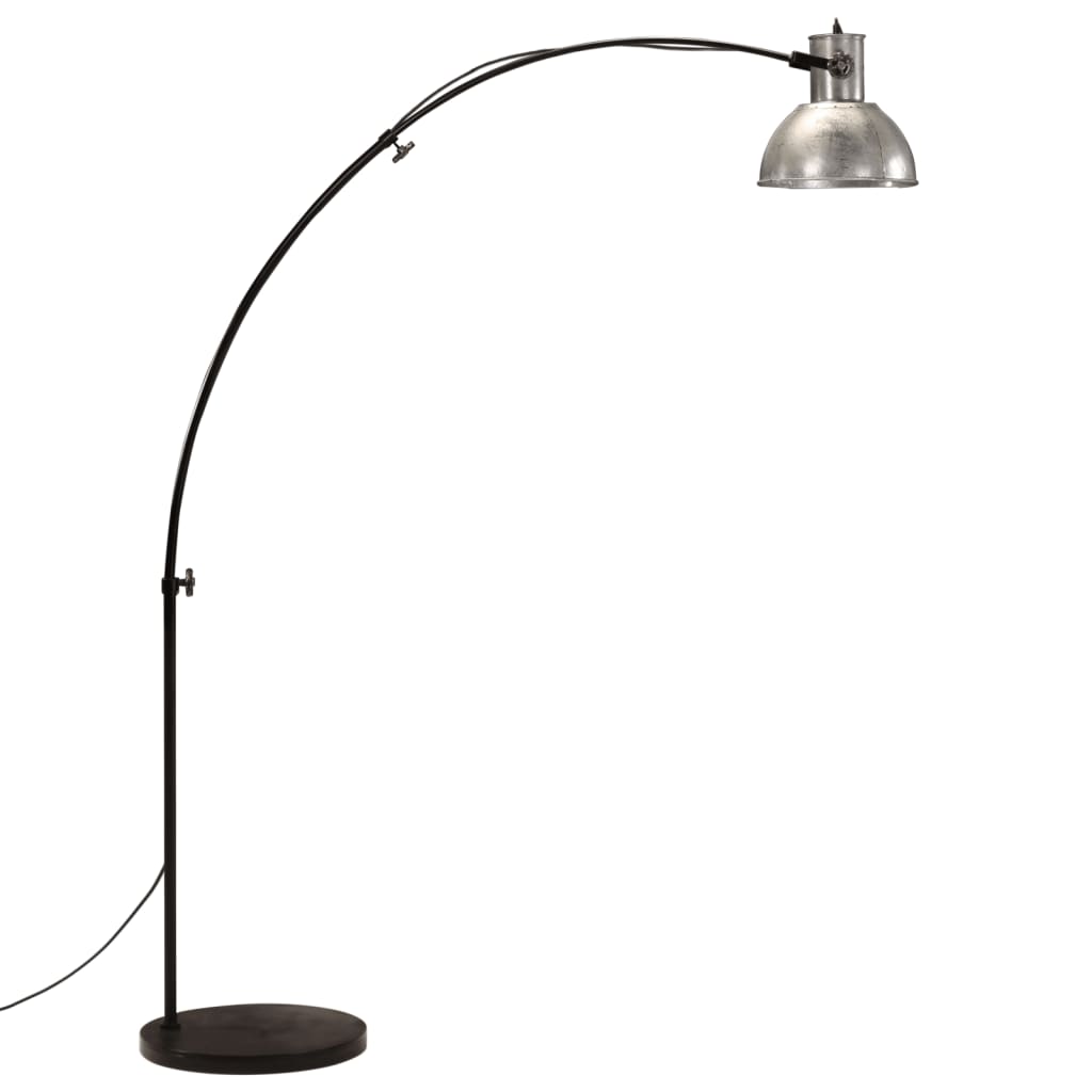 Vloerlamp 25 W E27 150 cm vintage zilverkleurig Lampen | Creëer jouw Trendy Thuis | Gratis bezorgd & Retour | Trendy.nl