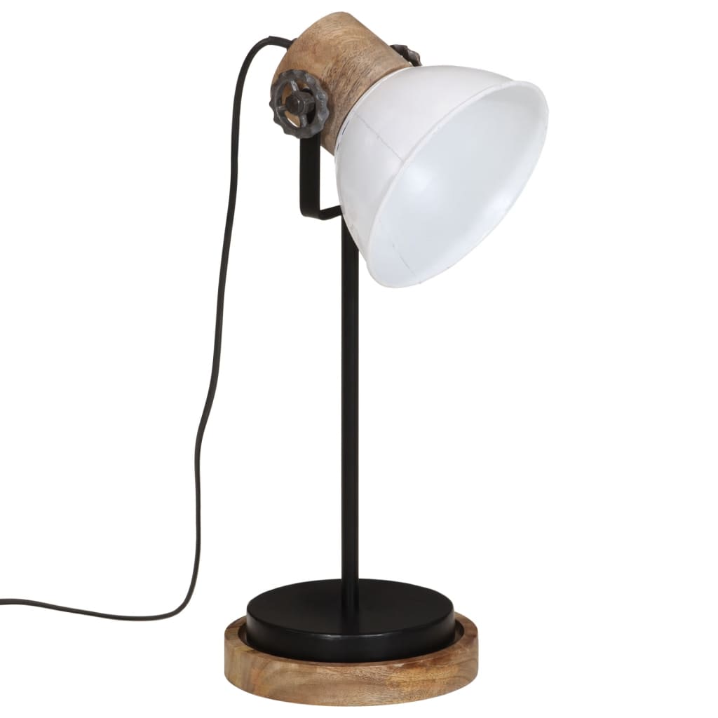 Bureaulamp 25 W E27 17x17x50 cm wit Lampen | Creëer jouw Trendy Thuis | Gratis bezorgd & Retour | Trendy.nl