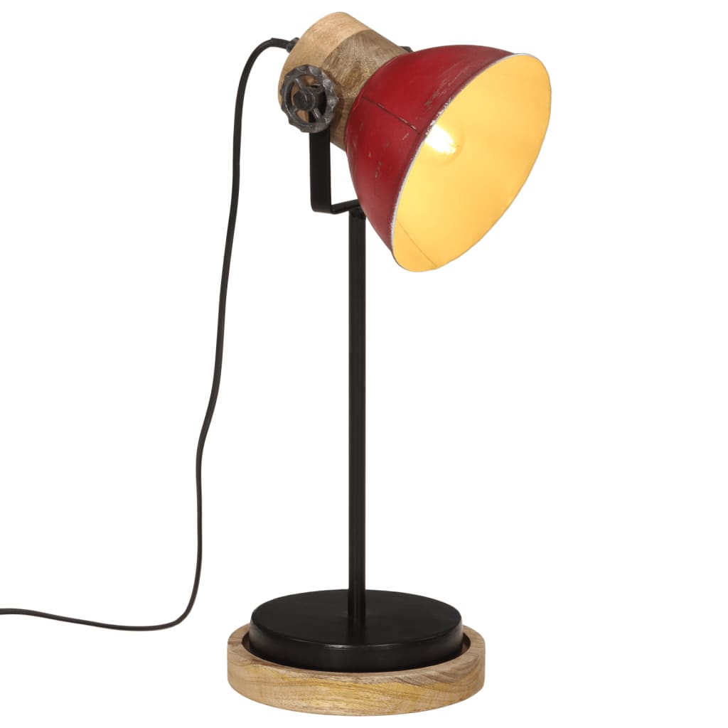 Bureaulamp 25 W E27 17x17x50 cm verweerd rood Lampen | Creëer jouw Trendy Thuis | Gratis bezorgd & Retour | Trendy.nl