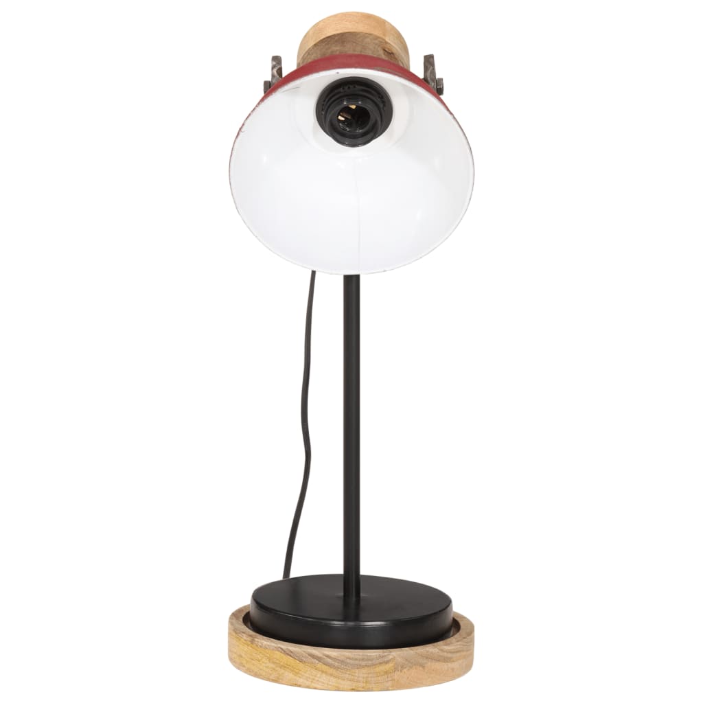 Bureaulamp 25 W E27 17x17x50 cm verweerd rood Lampen | Creëer jouw Trendy Thuis | Gratis bezorgd & Retour | Trendy.nl