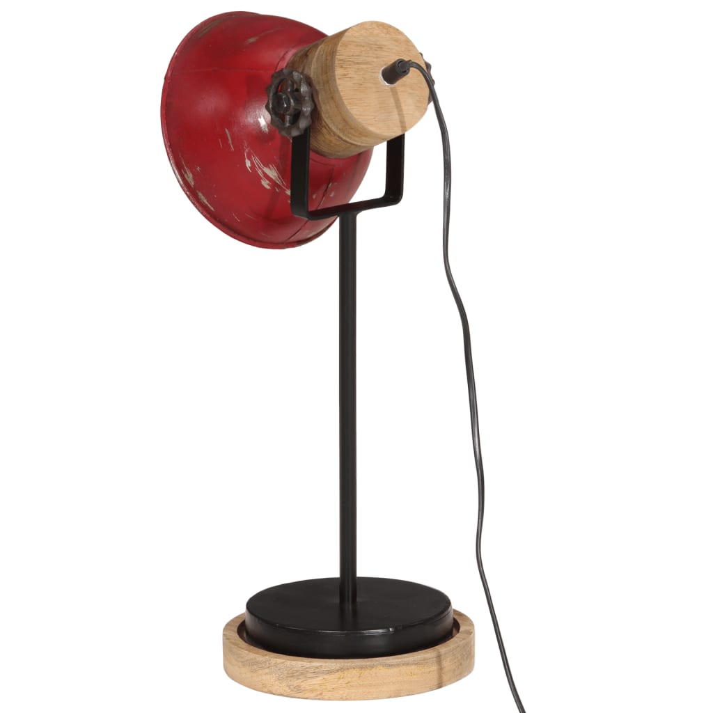 Bureaulamp 25 W E27 17x17x50 cm verweerd rood Lampen | Creëer jouw Trendy Thuis | Gratis bezorgd & Retour | Trendy.nl