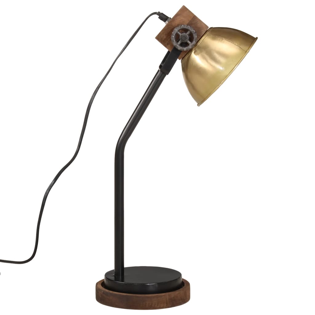 Bureaulamp 25 W E27 18x18x60 cm antiek messingkleurig Lampen | Creëer jouw Trendy Thuis | Gratis bezorgd & Retour | Trendy.nl