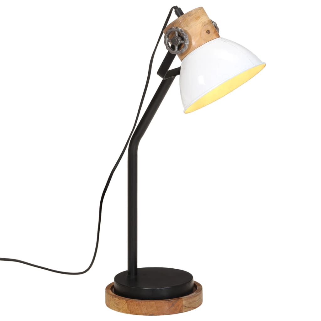 Bureaulamp 25 W E27 18x18x60 cm wit Lampen | Creëer jouw Trendy Thuis | Gratis bezorgd & Retour | Trendy.nl