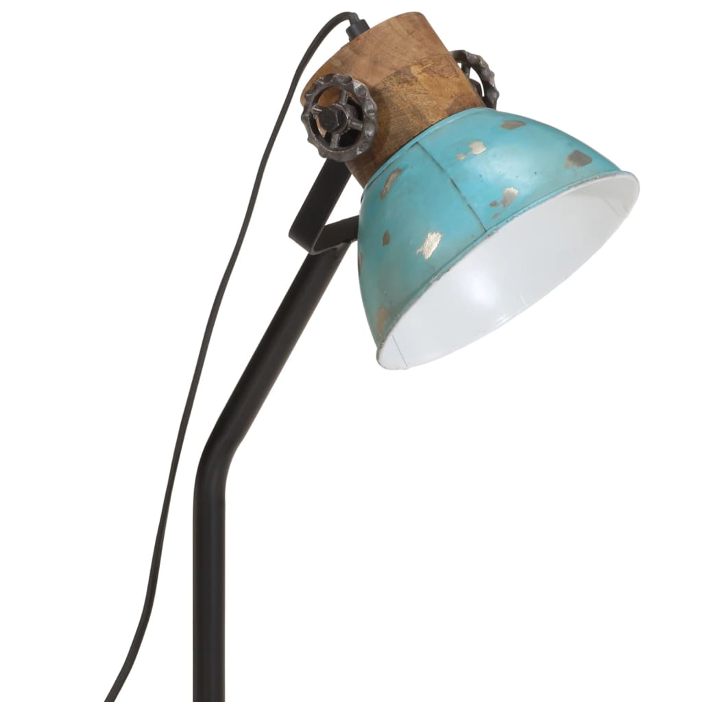 Bureaulamp 25 W E27 18x18x60 cm verweerd blauw Lampen | Creëer jouw Trendy Thuis | Gratis bezorgd & Retour | Trendy.nl