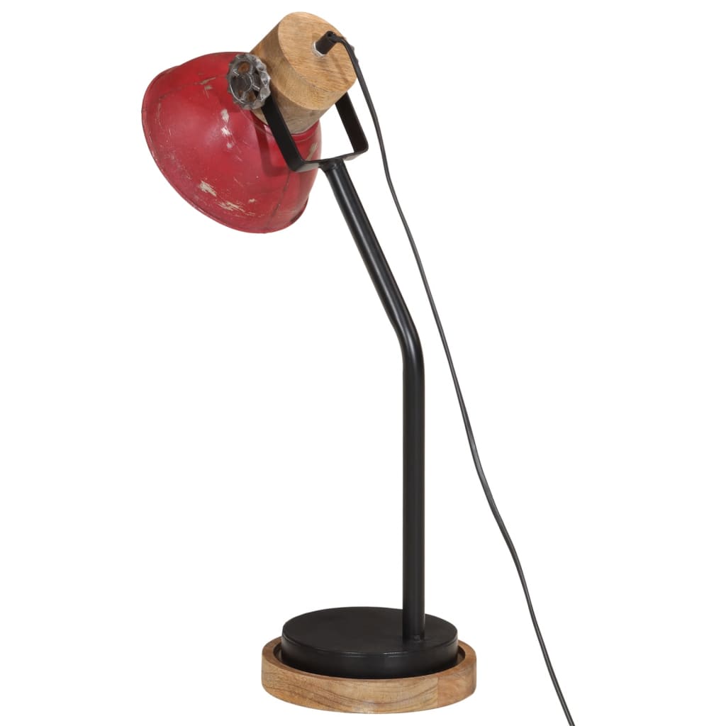 Bureaulamp 25 W E27 18x18x60 cm verweerd rood Lampen | Creëer jouw Trendy Thuis | Gratis bezorgd & Retour | Trendy.nl