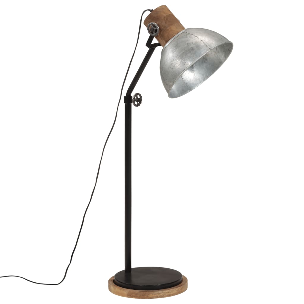 Vloerlamp 25 W E27 30x30x100-150 cm vintage zilverkleurig Lampen | Creëer jouw Trendy Thuis | Gratis bezorgd & Retour | Trendy.nl