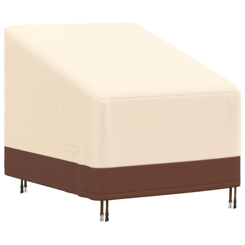 Tuinmeubelhoes loungestoel 600D 79x97x48/74 cm oxford beige Tuinmeubelhoezen | Creëer jouw Trendy Thuis | Gratis bezorgd & Retour | Trendy.nl