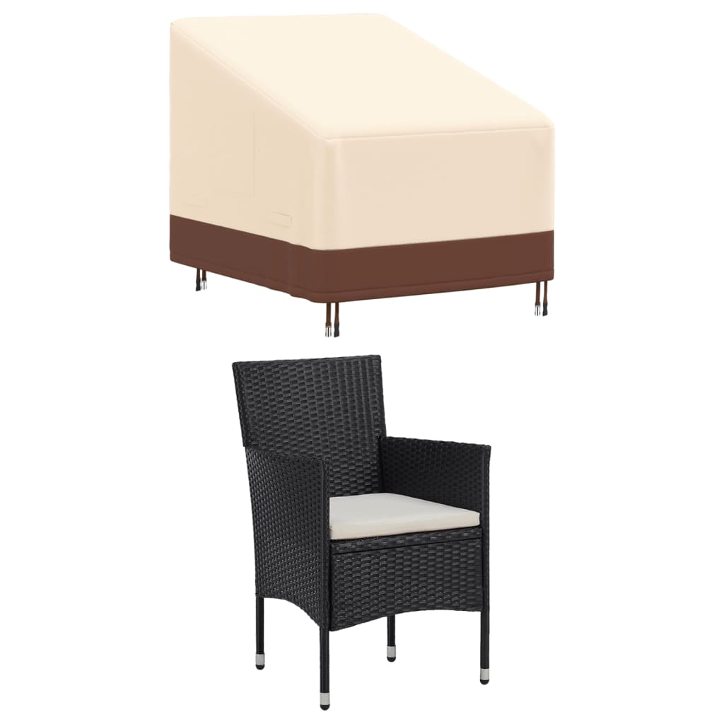 Tuinmeubelhoes loungestoel 600D 79x97x48/74 cm oxford beige Tuinmeubelhoezen | Creëer jouw Trendy Thuis | Gratis bezorgd & Retour | Trendy.nl