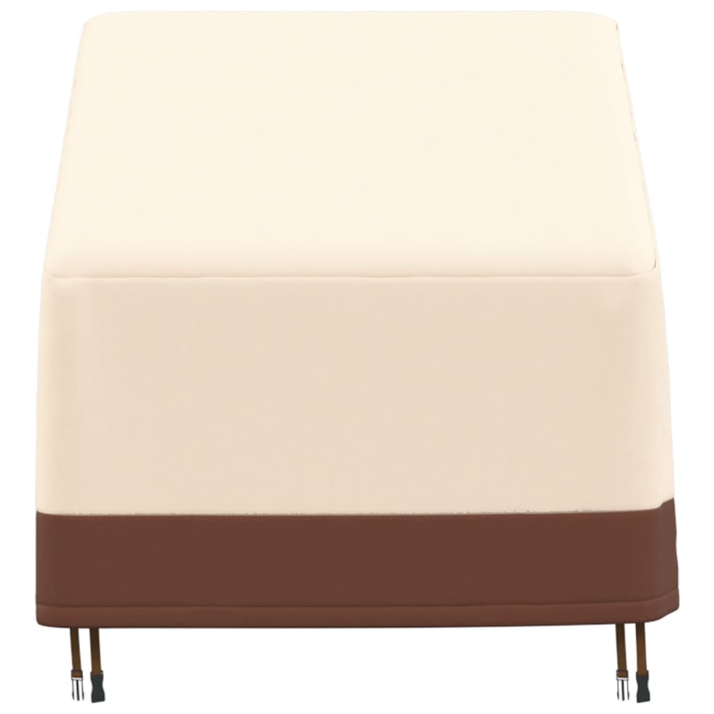 Tuinmeubelhoes loungestoel 600D 79x97x48/74 cm oxford beige Tuinmeubelhoezen | Creëer jouw Trendy Thuis | Gratis bezorgd & Retour | Trendy.nl