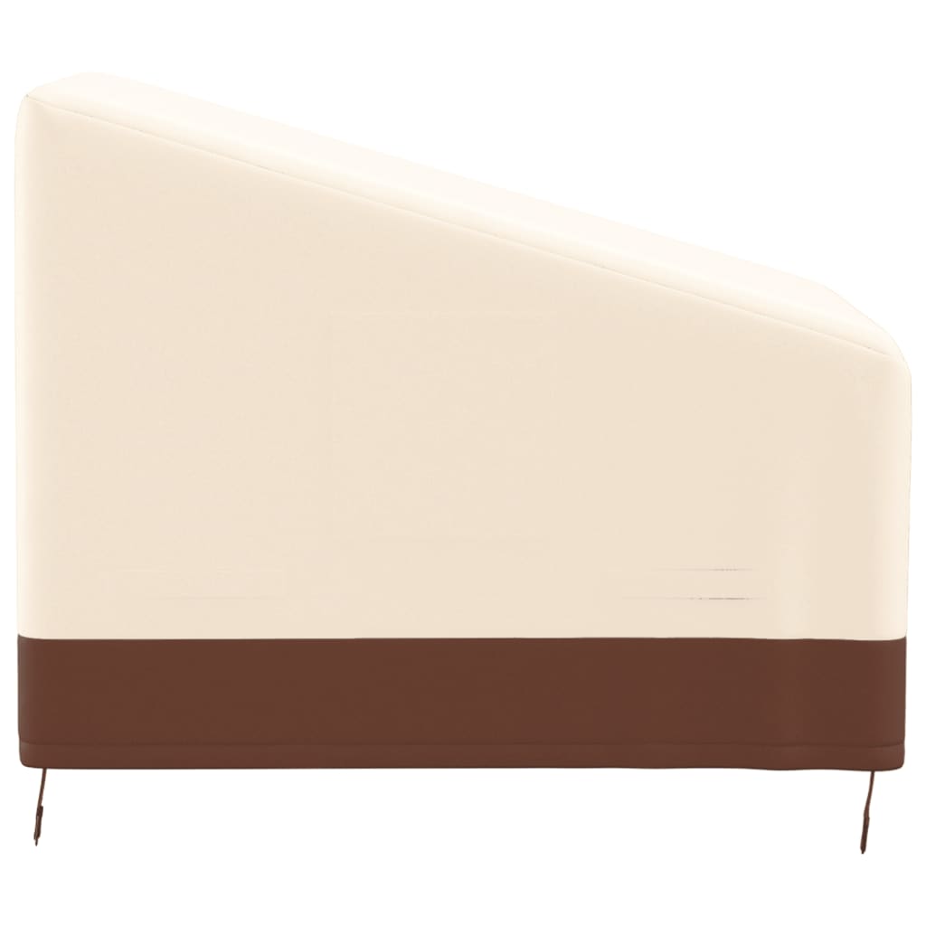 Tuinmeubelhoes loungestoel 600D 79x97x48/74 cm oxford beige Tuinmeubelhoezen | Creëer jouw Trendy Thuis | Gratis bezorgd & Retour | Trendy.nl