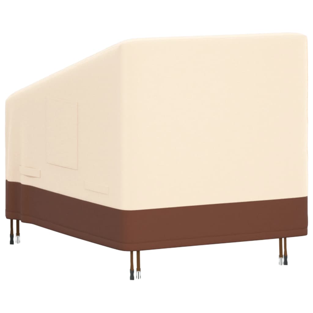 Tuinmeubelhoes loungestoel 600D 79x97x48/74 cm oxford beige Tuinmeubelhoezen | Creëer jouw Trendy Thuis | Gratis bezorgd & Retour | Trendy.nl