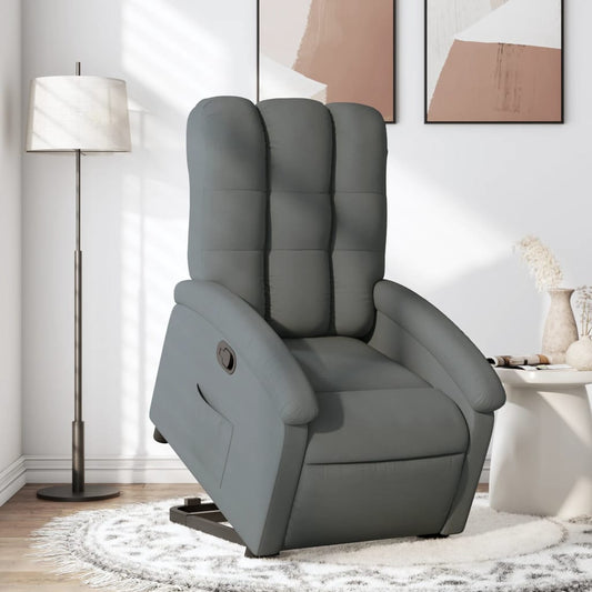 Sta-op-stoel verstelbaar stof donkergrijs Fauteuils & Relaxfauteuils | Creëer jouw Trendy Thuis | Gratis bezorgd & Retour | Trendy.nl