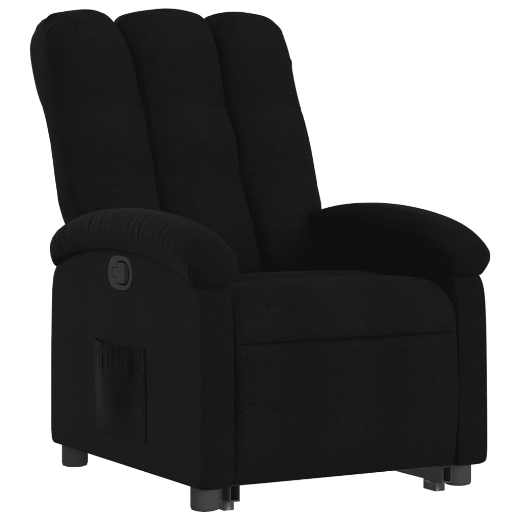 Sta-op-stoel verstelbaar stof zwart Fauteuils & Relaxfauteuils | Creëer jouw Trendy Thuis | Gratis bezorgd & Retour | Trendy.nl