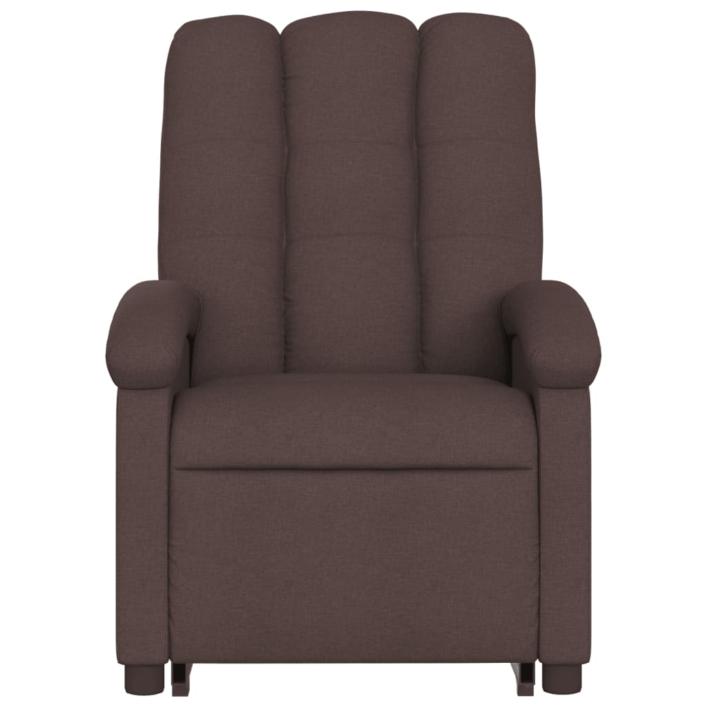 Sta-op-stoel verstelbaar stof donkerbruin Fauteuils & Relaxfauteuils | Creëer jouw Trendy Thuis | Gratis bezorgd & Retour | Trendy.nl